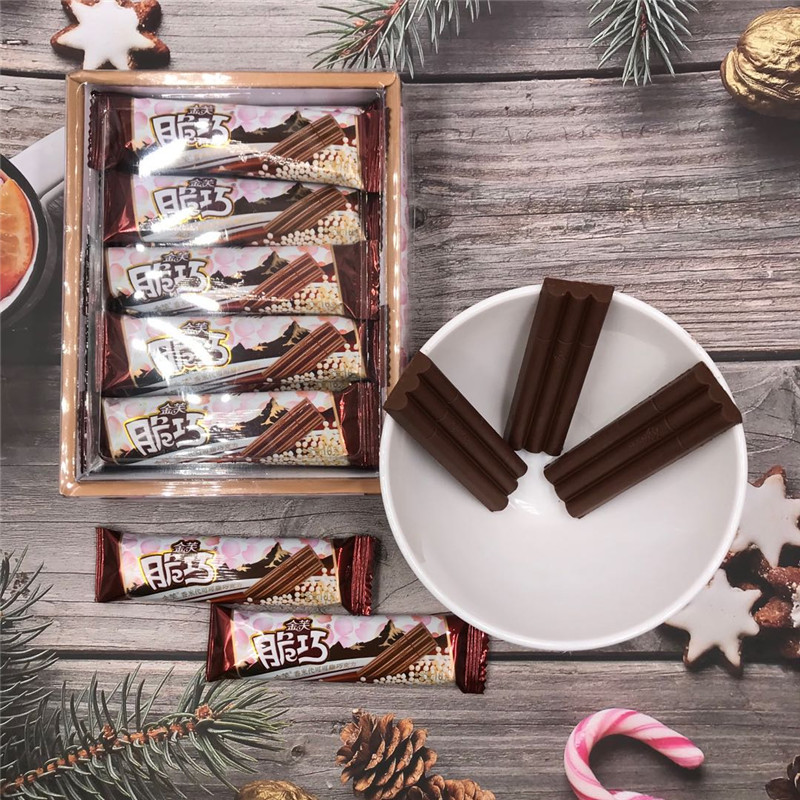 金芙脆巧香米巧克力怀旧零食