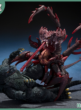 预定金 万代 SHM 哥斯拉大战毁灭者 JR戴斯特洛伊亚 戴魔进化套装