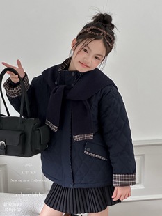 女童棉服2026新款儿童洋气时髦棉衣中大童秋冬款加厚保暖外套上衣