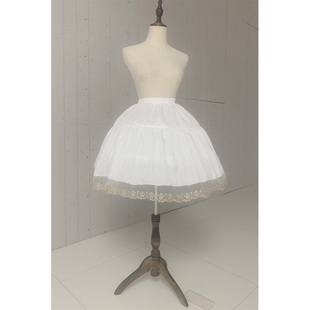 裙撑lolita鱼骨52厘米可调节短款洛丽塔日常撑汉服撑衬裙延长撑