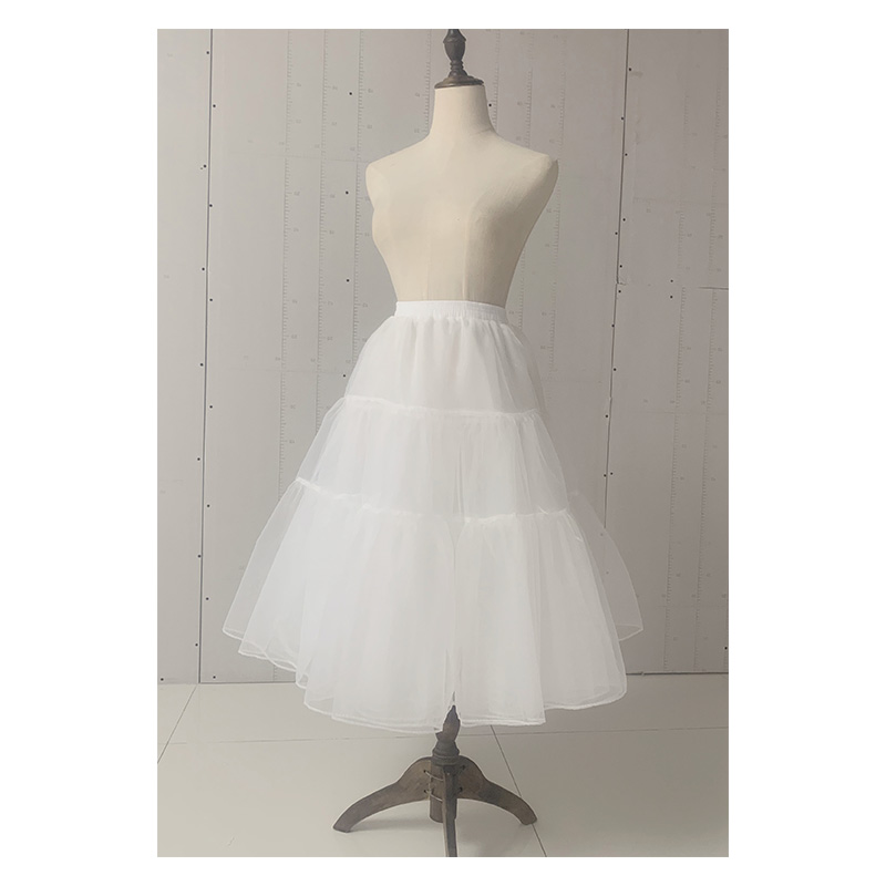 裙撑lolita无骨70厘米4层软中长款洛丽塔日常撑汉服撑衬裙延长撑