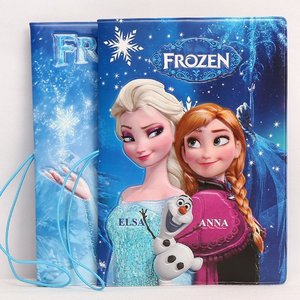 Frozen冰雪奇缘ELSA卡通立体护照套3D证件套旅行动漫多功能证件包