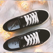 墨瓦mowa新女款 学生 潮百搭亲子小白鞋 帆布板鞋 牛津布免系带童鞋