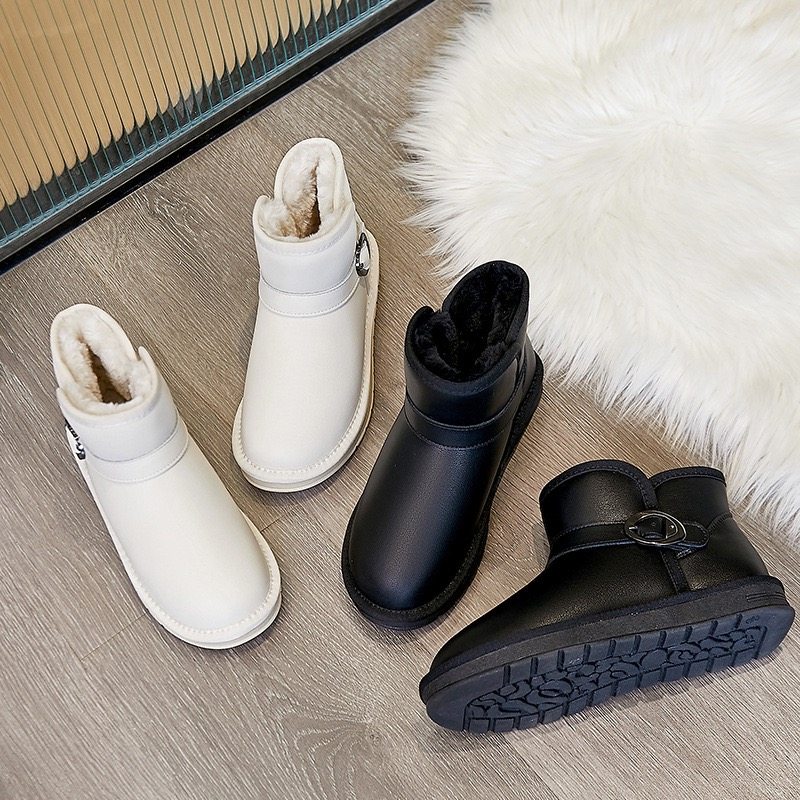 墨瓦同款牛皮雪地靴女皮毛一体厚短靴子加厚棉鞋冬季2026新款防水,女鞋,时尚雪地靴,淘宝优惠券,粉丝福利购,淘宝优惠卷