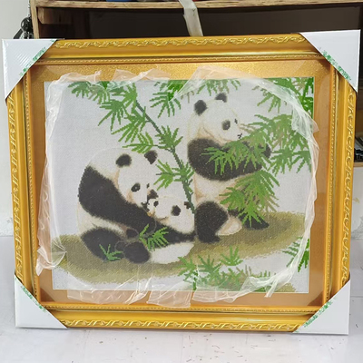 十字绣框架裱框带玻璃30x40钻石贴画实木画框60*70刺绣玻璃框定制