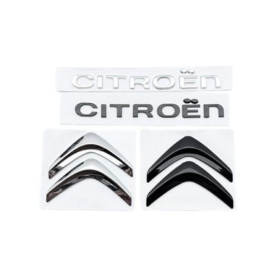 适用雪铁龙C4 C5世嘉DS5 LS DS6原车后车标CITROEN英文标字母标贴