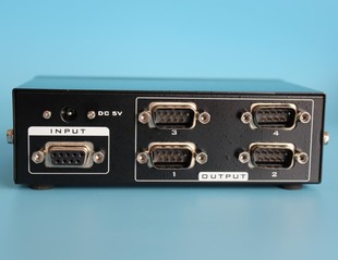 原装迈拓MT-RS104串口分配器1分4切换DB9针COM口RS232集线器传输