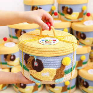 周岁礼盒空盒满月宝宝宴礼物礼品十岁生日回礼结婚伴手礼包装篮子