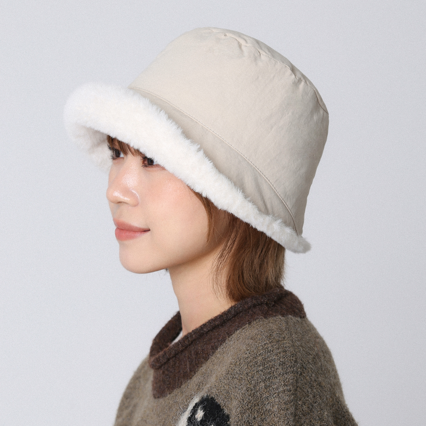 加绒加厚保暖护耳渔夫帽户外抗风