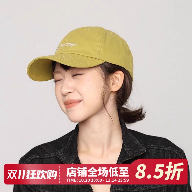 高品质正版苹果绿色字母棒球帽女