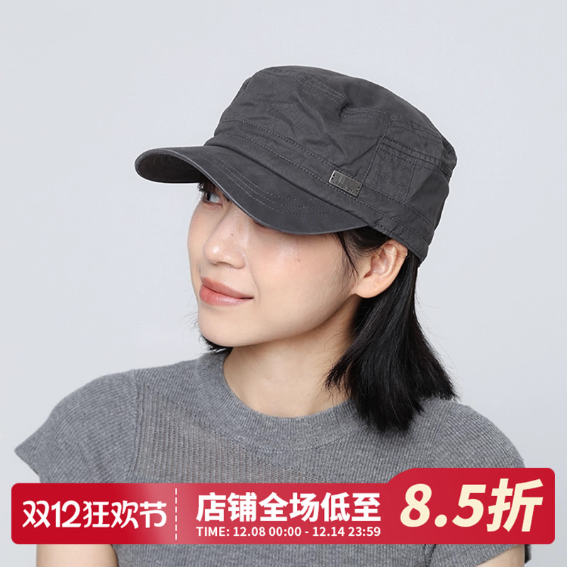 CHASELUCK[绿豆周]款灰色平沿帽