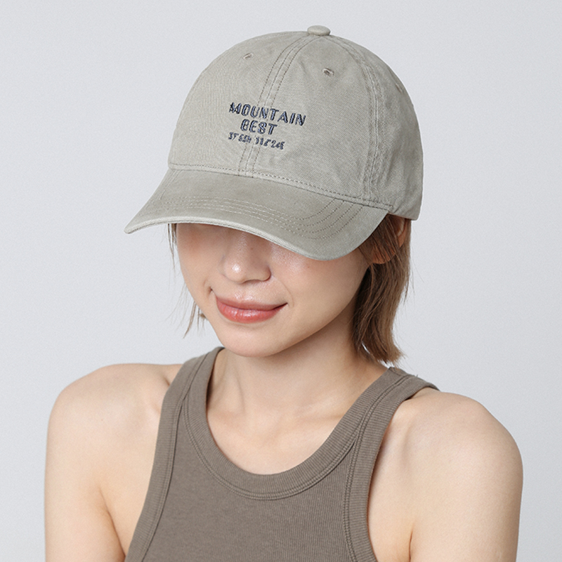 新款美式复古字母刺绣棒球帽遮阳