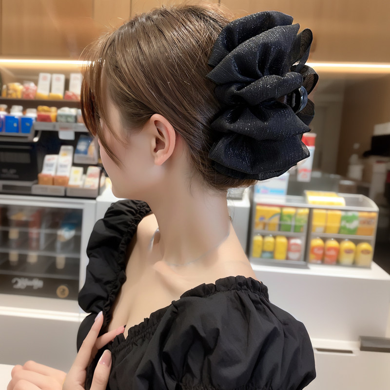 云朵网纱泡泡夹蝴蝶结抓夹女2025新款盘发夹子高级感头饰发卡发饰,饰品/流行首饰/时尚饰品新,发饰,淘宝优惠券,粉丝福利购,淘宝优惠卷