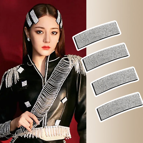 满钻发夹镶钻高光BB夹成人发边夹刘海夹女士后脑勺碎发卡掰掰顶夹