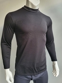 日单男高领圆领薄磨绒速干保暖长袖 T恤蜂巢保暖 打底衫