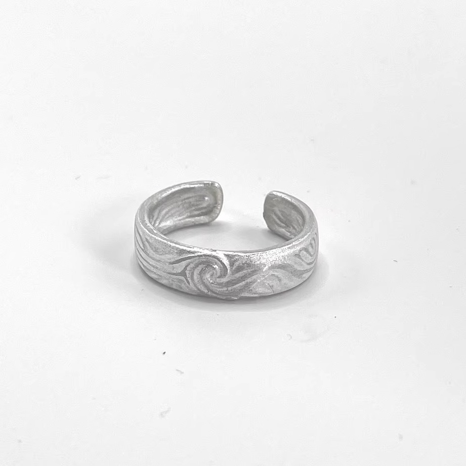 无序状态纯银手工银饰品