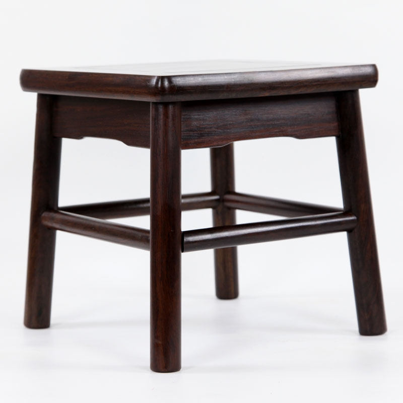树林丰 红木小方凳实木小凳子木凳黑檀木家用实木中式矮凳换鞋凳