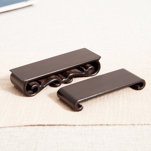 红檀木实木书卷底座卷书几茶道茶具茶杯小玉石头物件桌面摆件底座