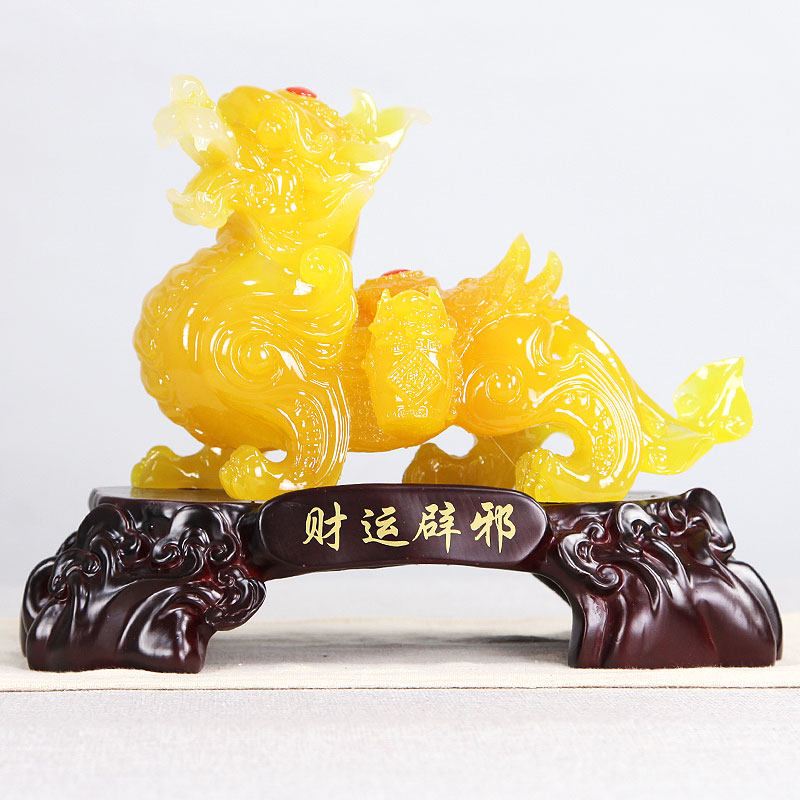 招财貔貅摆件店铺开业礼品客厅办公室工艺品家居客厅装饰开业礼品