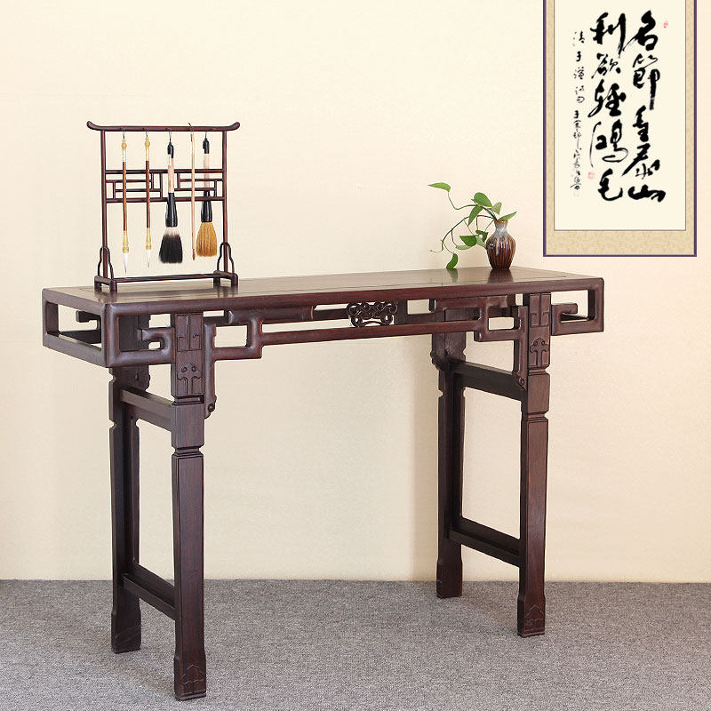 紅木琴桌黑檀木酸枝木古琴桌琴架仿古實木琴台中式條案玄關供桌子在類目 住宅傢俱, 桌類, 琴桌中 - 來自Buy2taobao.com提供專業的淘寶代購服務