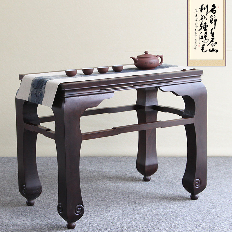 红木茶几黑檀木圆珠台实木中式桌案喝茶下棋桌矮桌榻榻米矮桌炕桌