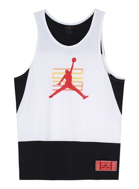 Jordan  LEGACY AJ11 运动篮球投篮宽松背心男款 白色 CW0846-100