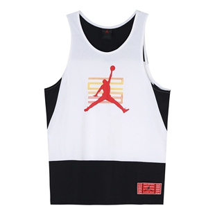 Jordan  LEGACY AJ11 运动篮球投篮宽松背心男款 白色 CW0846-100