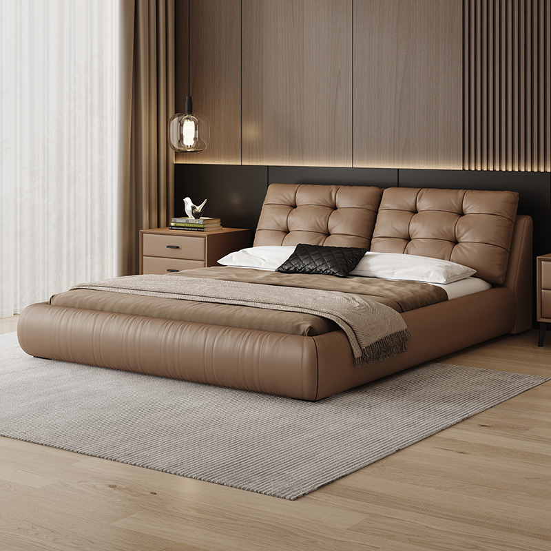 佐慕意式极简高端大气主卧床