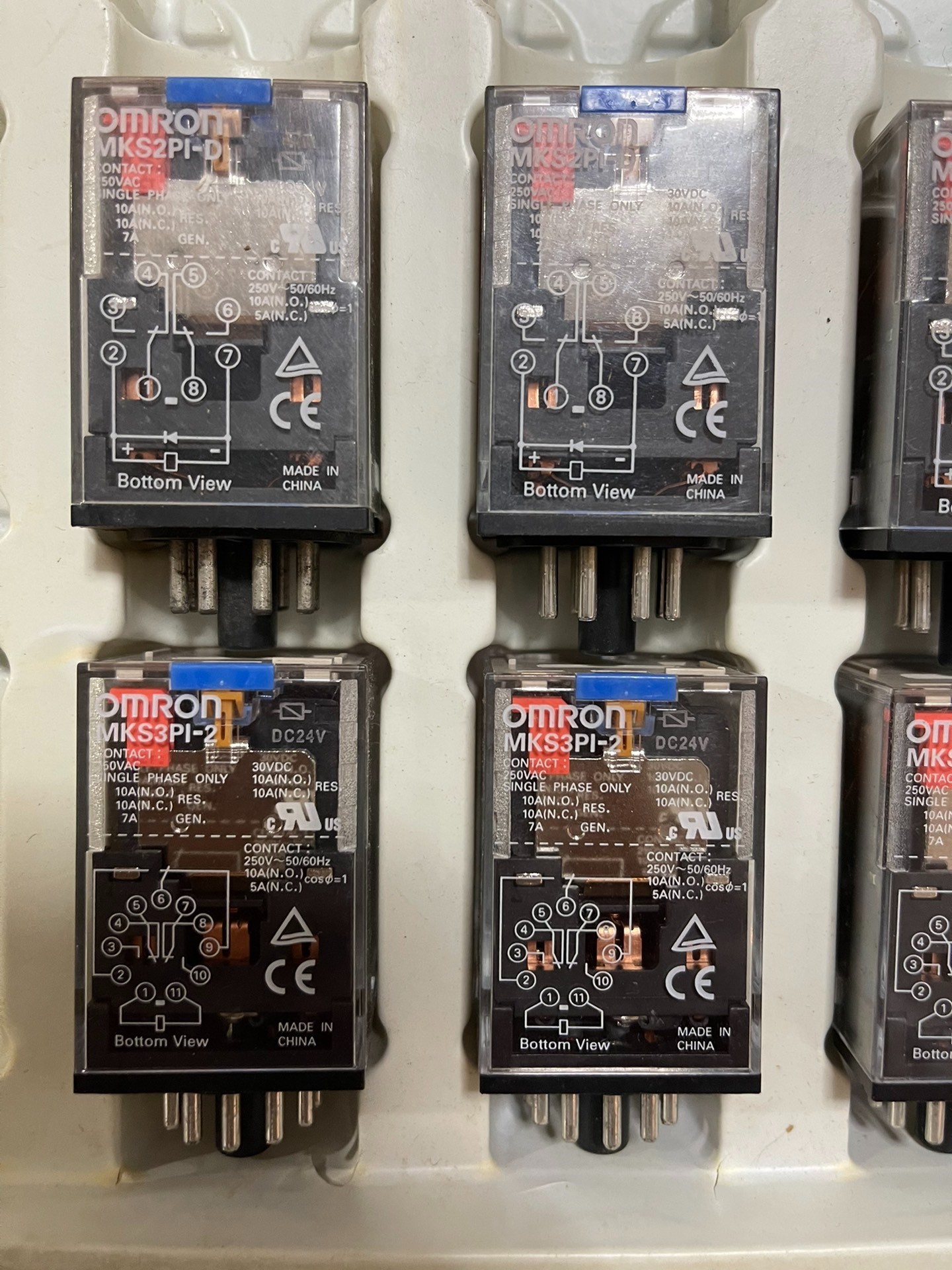 OMRON MKS2PI-D 250VAC 继电器原装请询价