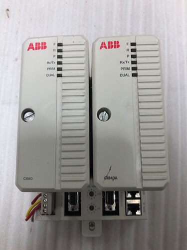ABB DCS卡件CI840 一组现货3BSE022457R1配底座TU847