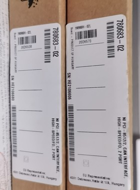 NI PCI-8512/2  780683-02 原装全新拍前请询价