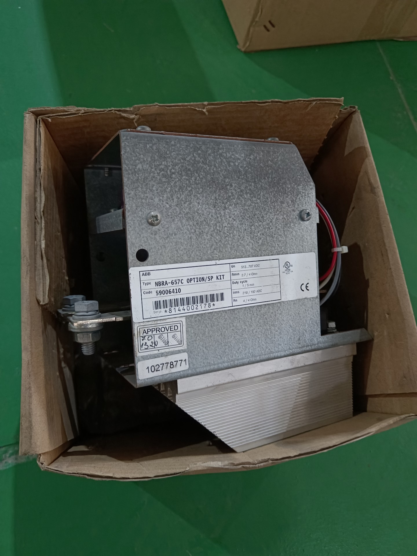 ABB制动单元斩波器NBRA-657C全新原装拍前请询价