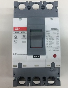原装ABS403b 3P 400A产电塑壳式断路器