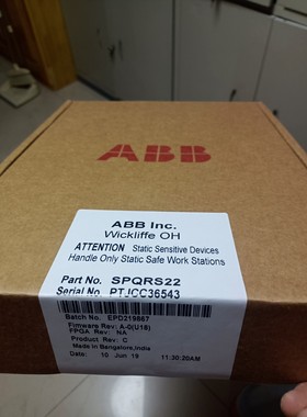 ABB贝利模块SPQRS22 SPDSO14 IMFEC11 IMCIS22 IMAS123 INICT01