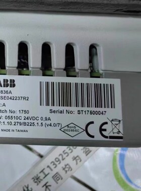 ABB人机界面PP836A 原装3BSE042237R2全新原装拍前请询价