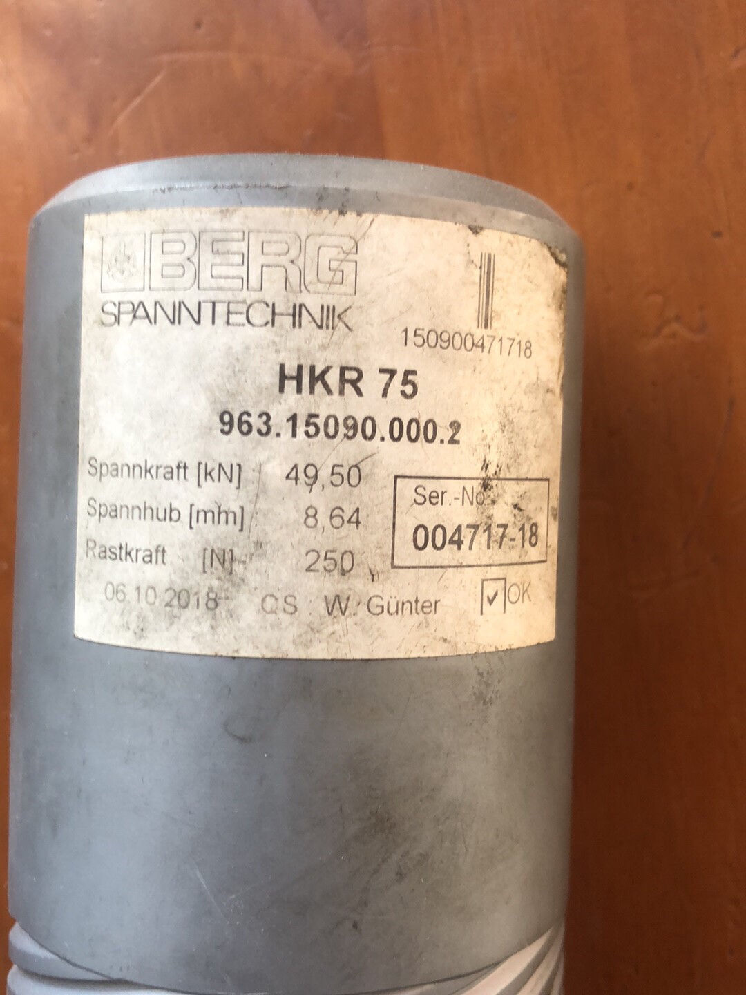 全新德国进口博格BERG HKR75 963.15090.000.2拉爪一套拍前请询价