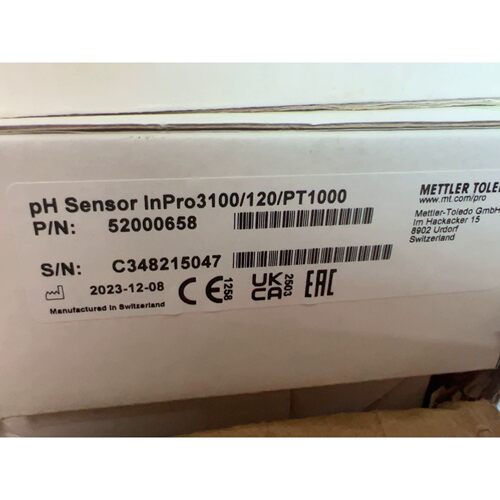 梅特勒托利多PH电极 InPro3100/120/PT1000  52000658拍前请询价