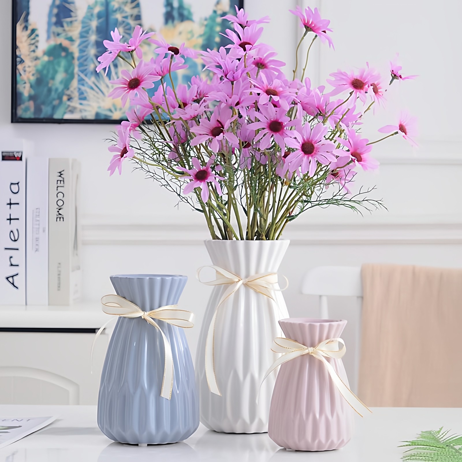 景德镇花瓶摆件客厅插花轻奢高级感水培鲜花郁金香新家绝美小花瓶,家居饰品,花瓶,淘宝优惠券,粉丝福利购,淘宝优惠卷