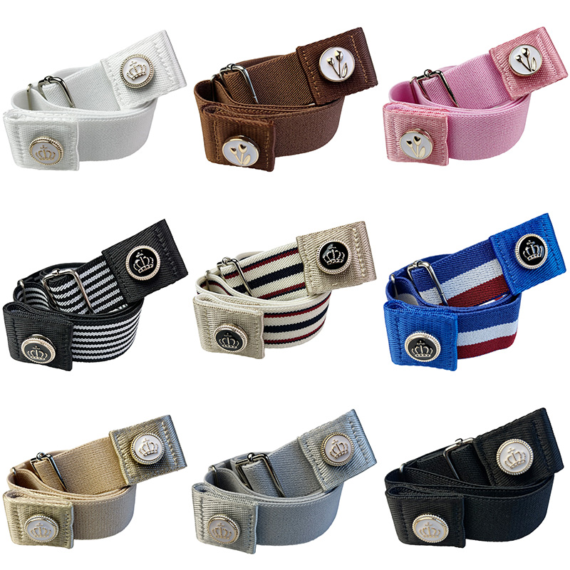 小香风隐形腰带女时尚百搭ins风松紧弹性牛仔裤皮带不解裤子无痕