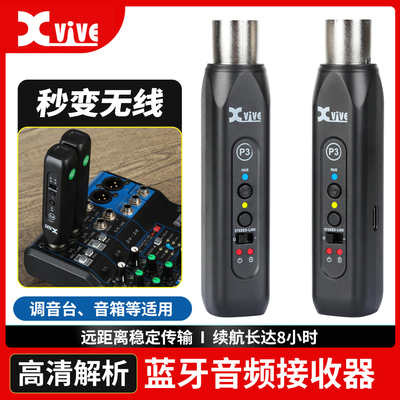 XviveP3无线蓝牙接收器音频转换