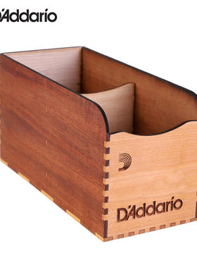 美产达达里奥SRGE5吉他琴弦展示盒 乐器配件收纳柜台展示木质盒子