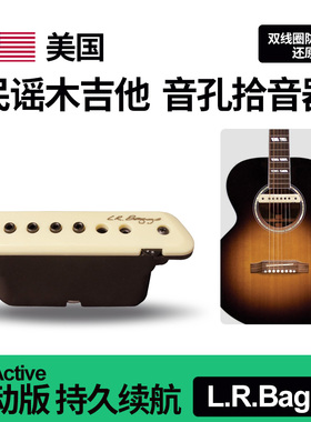 美国L.R.Baggs M1 Active音孔主动民谣吉他拾音器麦克打板LR