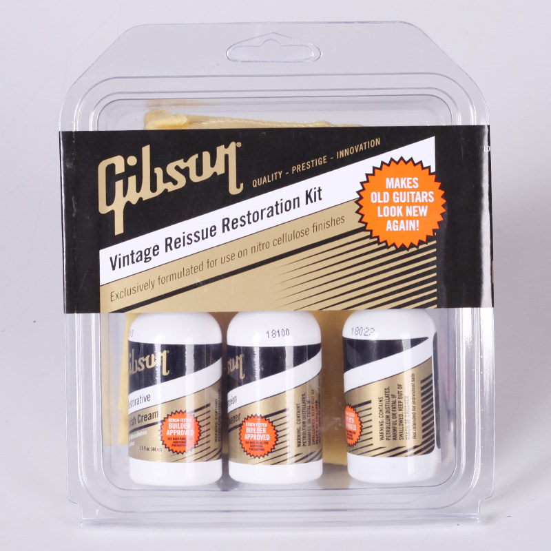 Gibson吉普森 吉他护理套装 指板清洁 擦亮剂 琴体护理油 擦琴布