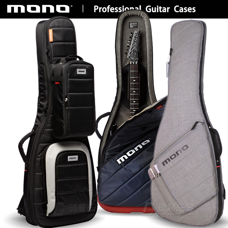正品MONO复合ABS防震防水抗撕扯古典/民谣木琴包/电吉他包/贝斯包