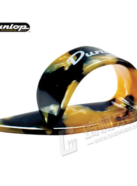 琦材乐器 Dunlop Heavies 重音 拇指指套 拨片 M 虎斑色