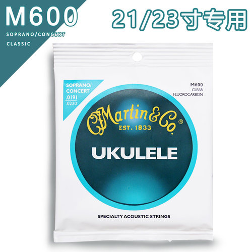 琦材 Martin马丁 M600 尤克里里吉他弦乌克丽丽四弦