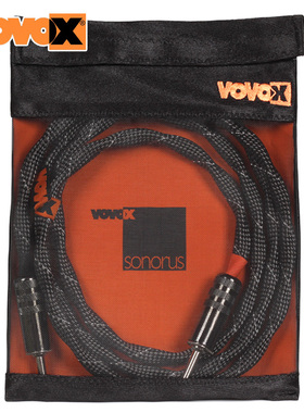 琦材 VOVOX Sonorus Drive 2米 吉他贝司音响喇叭连接线 双直头