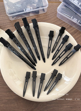 高颅顶无痕鸭嘴夹发夹发根蓬松刘海定型神器夹子定位侧边发卡头饰