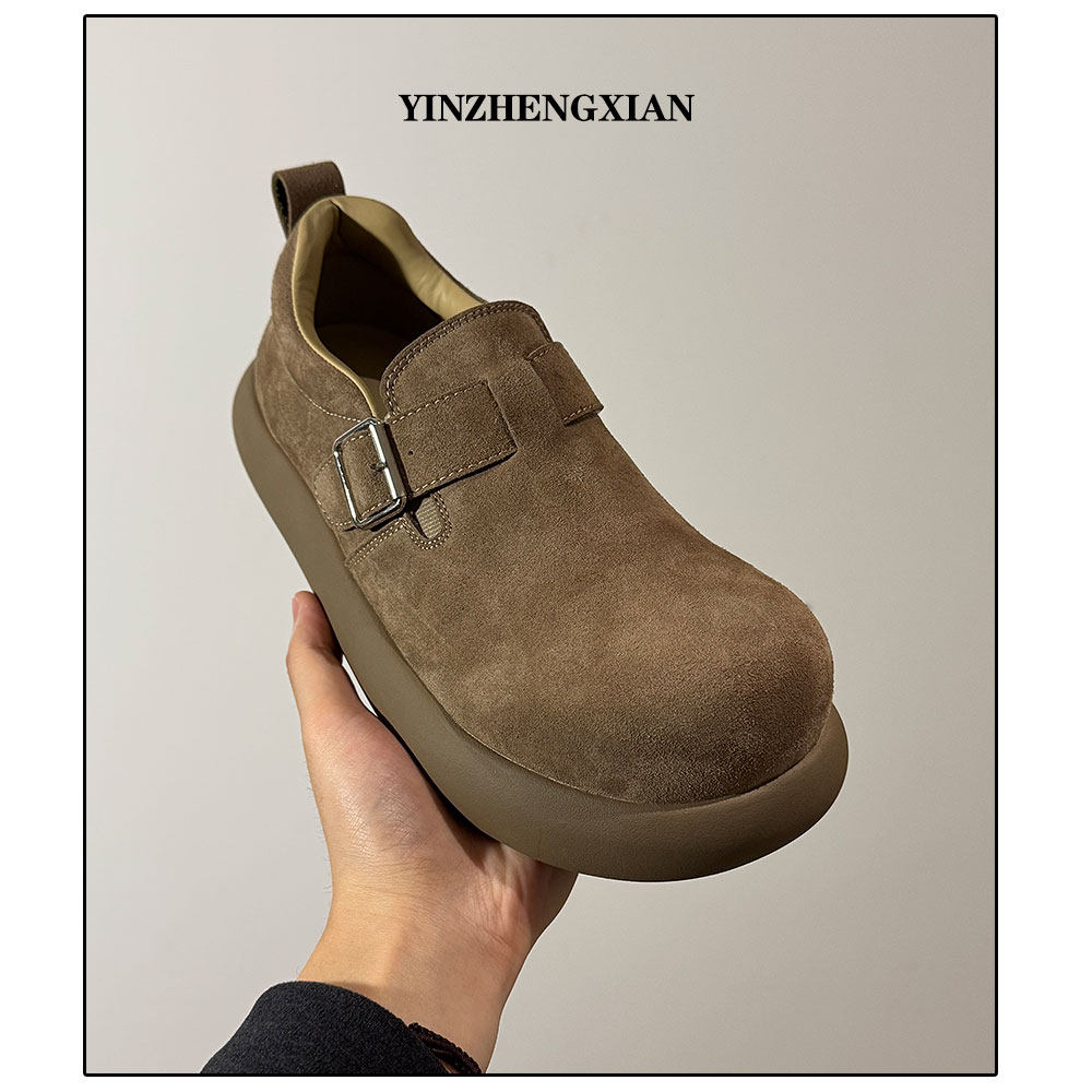 尹政贤 5.0不掉跟一脚蹬勃肯鞋男厚底增高大头休闲单鞋女潮流复古,流行男鞋,软木鞋/勃肯鞋,淘宝优惠券,粉丝福利购,淘宝优惠卷