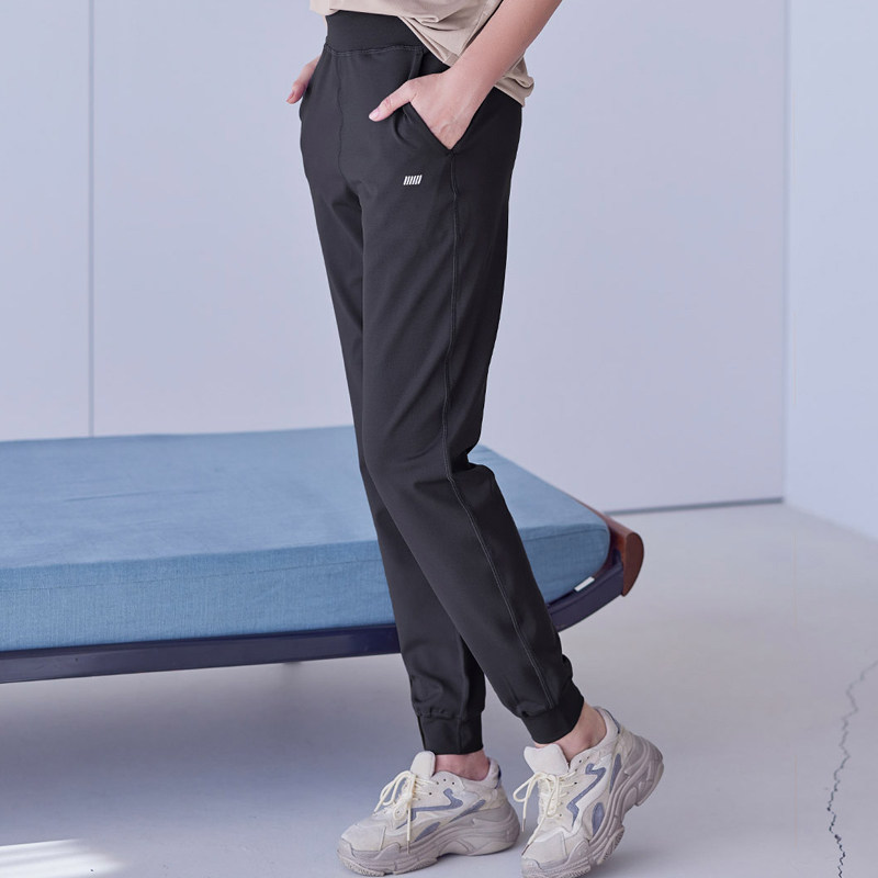 速干运动裤女宽松束脚收口夏季薄款高腰显瘦哈伦休闲灯笼跑步裤子